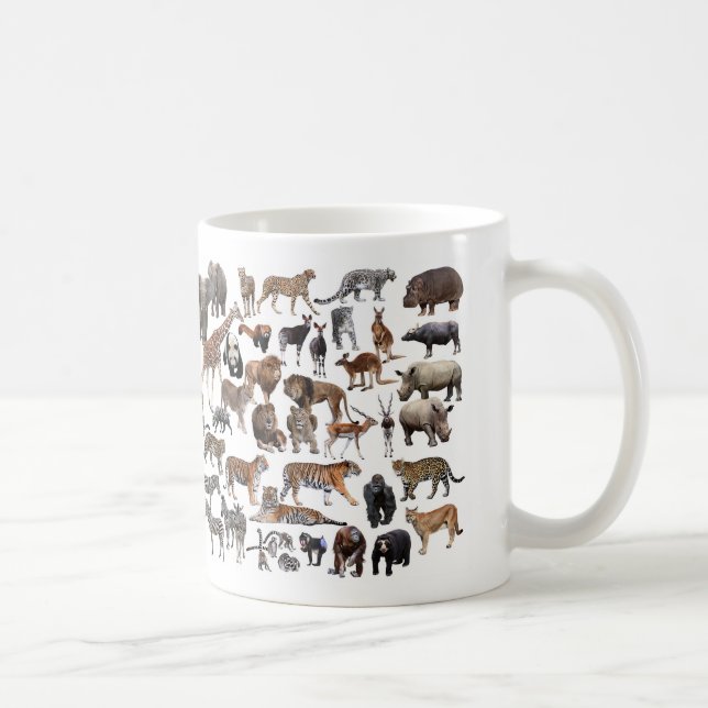 animal of the world coffee mug (Right)