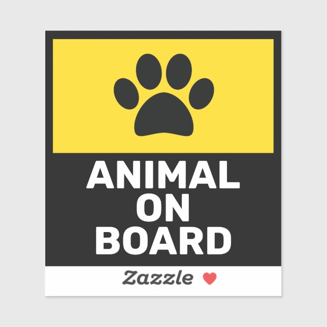 Animal On Board (Sheet)