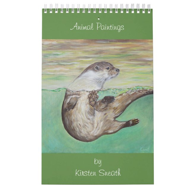 Animal paintings by Kirsten Sneath Calendar (Cover)