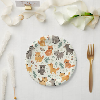 Animal paper plate