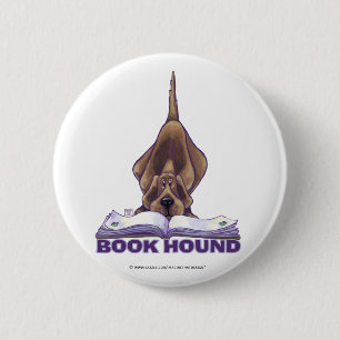 Animal Parade Book Hound 6 Cm Round Badge