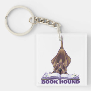 Animal Parade Book Hound Key Ring