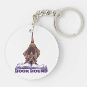 Animal Parade Book Hound Key Ring