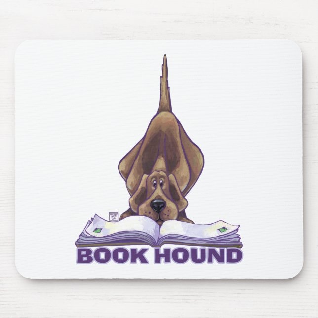 Animal Parade Book Hound Mouse Mat (Front)