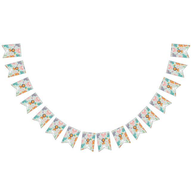 Animal Parade Bunting Banner (All)