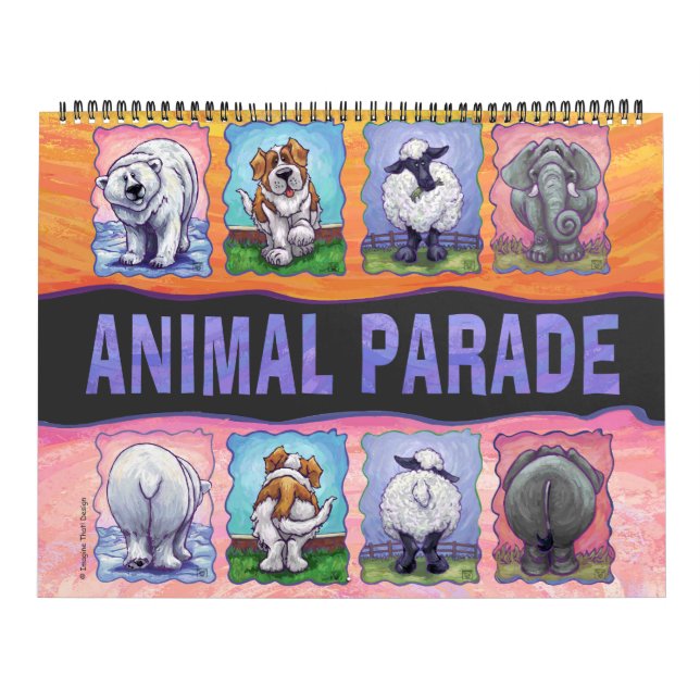 Animal Parade Calender Calendar (Cover)