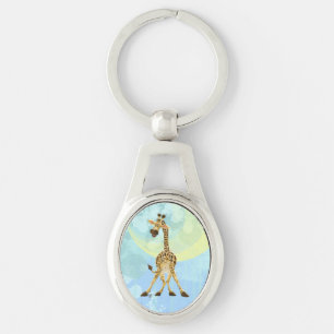 Animal Parade Giraffe Key Ring
