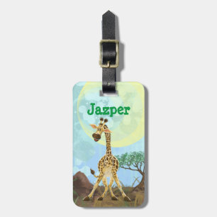 Animal Parade Giraffe Luggage Tag