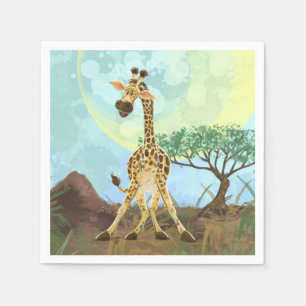 Animal Parade Giraffe Napkin