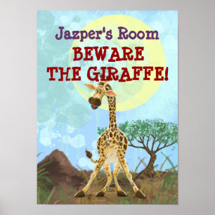 Animal Parade Giraffe Poster
