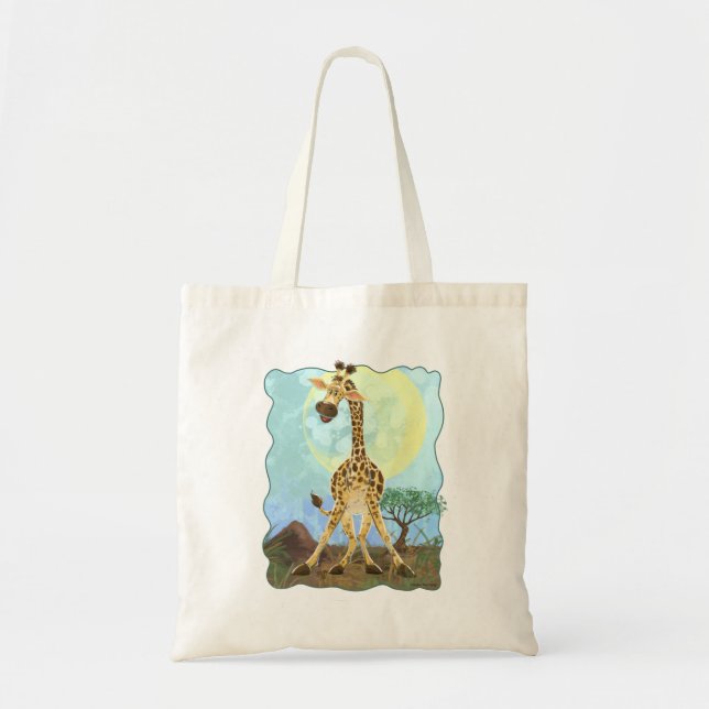 Animal Parade Giraffe Tote Bag (Front)