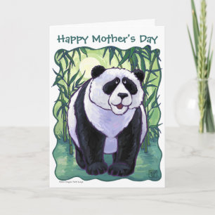 Animal Parade Panda Bear Happy Mothers Day Card