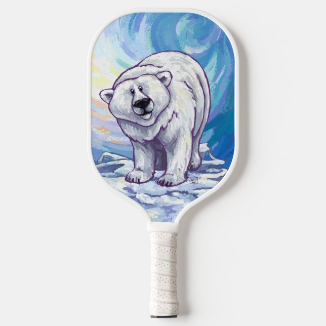 Animal Parade Polar Bear Pickleball Paddle (Front)