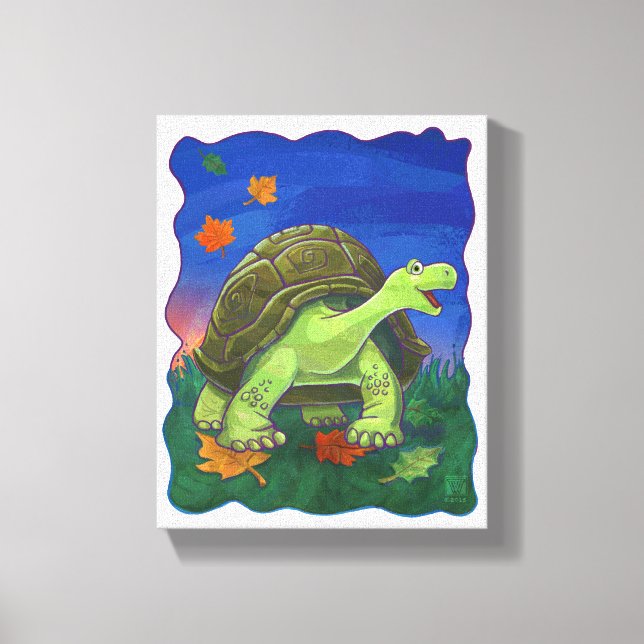 Animal Parade Tortoise Wall Art (Front)