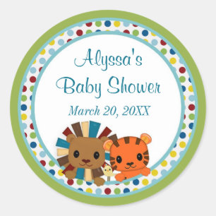 Animal Parade ZOO Baby Shower sticker APK#1