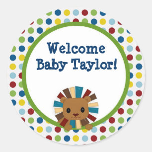 Animal Parade ZOO Baby Shower sticker APK#3 lion