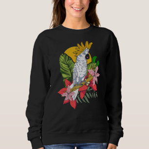 Animal Parrot Bird Watcher Birder Tropical Cockat Sweatshirt