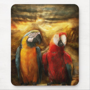 Animal - Parrot - Parrot-dise Mouse Mat