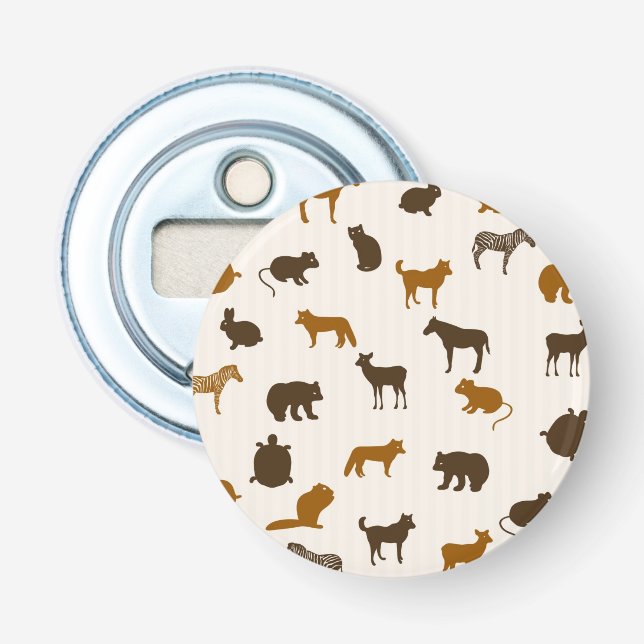 Animal pattern 1 bottle opener (Front)
