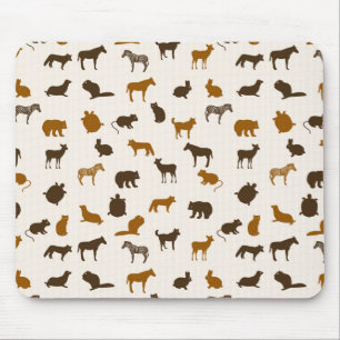 Animal pattern 1 mouse mat