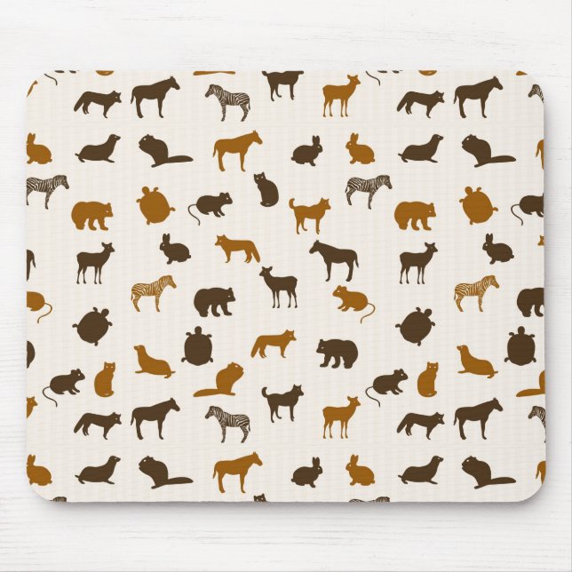 Animal pattern 1 mouse mat (Front)