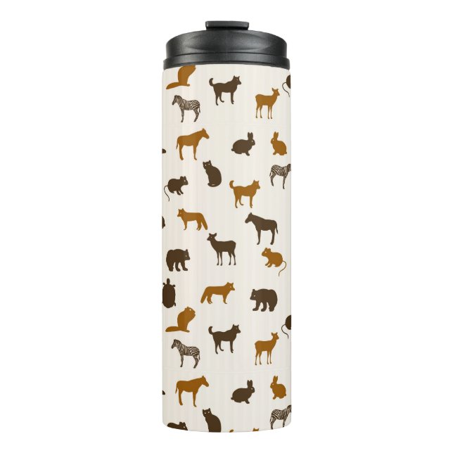 Animal pattern 1 thermal tumbler (Front)