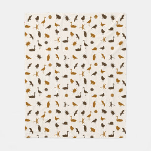 Animal pattern 2 fleece blanket