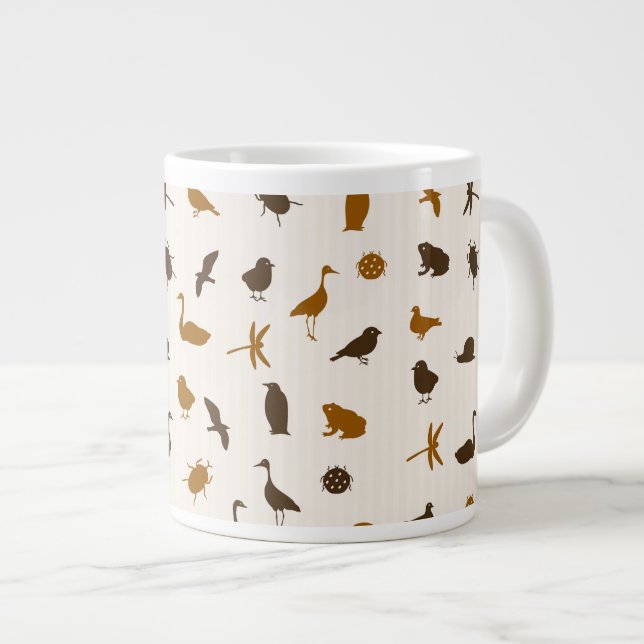 Animal pattern 2 large coffee mug (Front Right)
