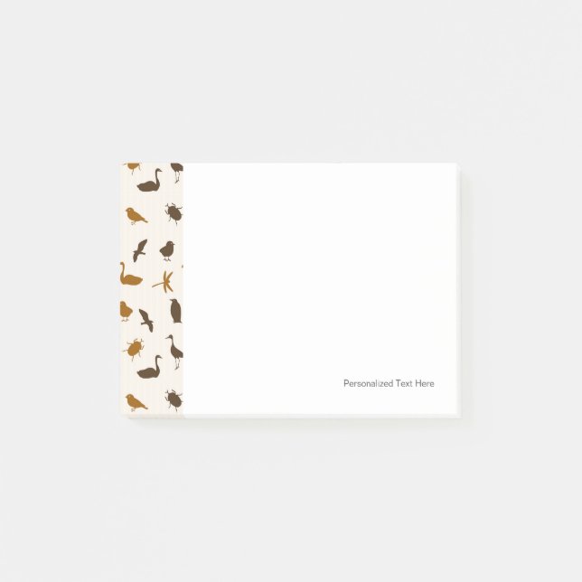 Animal pattern 2 post-it notes (Front)