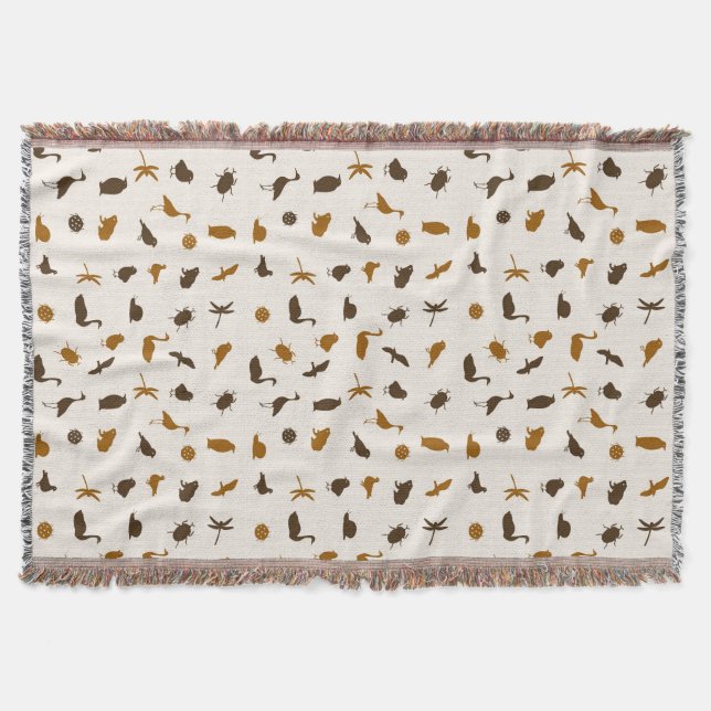 Animal pattern 2 throw blanket (Front)
