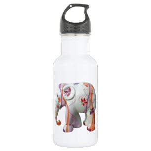 Animal Pattern Africa Peace Flowers Vines 532 Ml Water Bottle