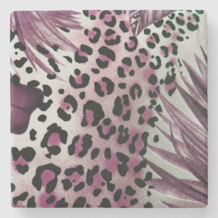 Animal Pattern Stone Coaster