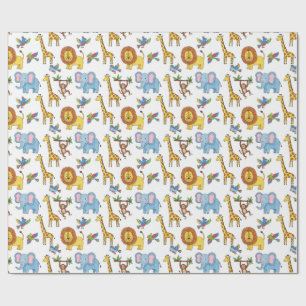 animal patterns wrapping paper