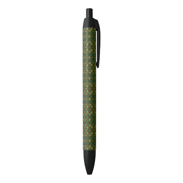 Animal Paw Pet Silhouette Thanksgiving Green Black Ink Pen (Bottom (Vertical))