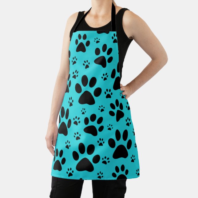 Animal paw print pattern  apron (Insitu)