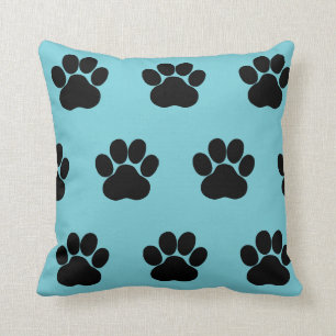 Animal Paw Print Puppy Pattern Cushion