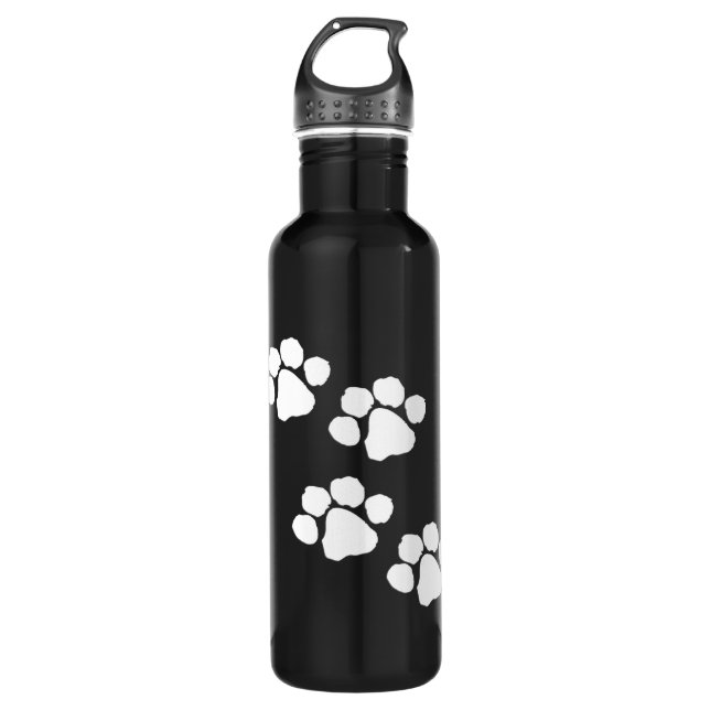Animal Paw Prints 710 Ml Water Bottle (Front)