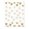 Animal Paw Prints. Brown and White Pattern.