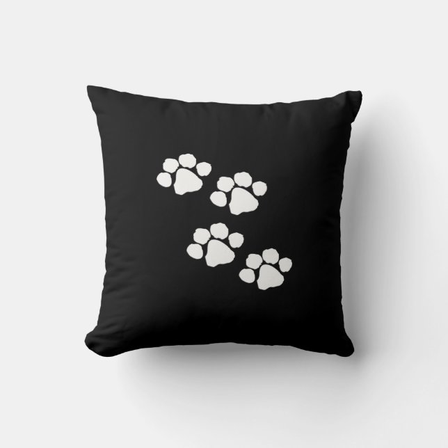 Animal Paw Prints Cushion (Front)