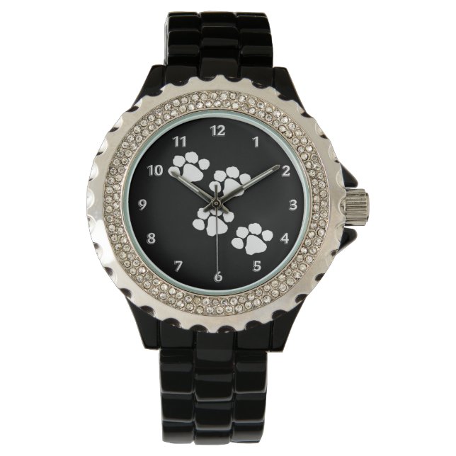 Animal Paw Prints Watch (Front)