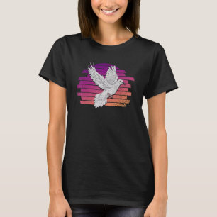 Animal Pigeon Breeder Dove Bird Retro Pigeon T-Shirt