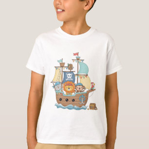 Animal Pirate Ship Adventure T-Shirt