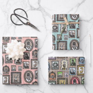 Animal Portraits Wrapping Paper