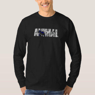 Animal Powerlifting Gym Bodybuilding Weight Liftin T-Shirt