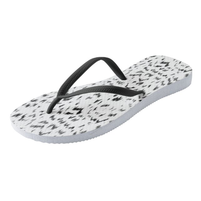 Animal Print 9 Flip Flops (Angled)