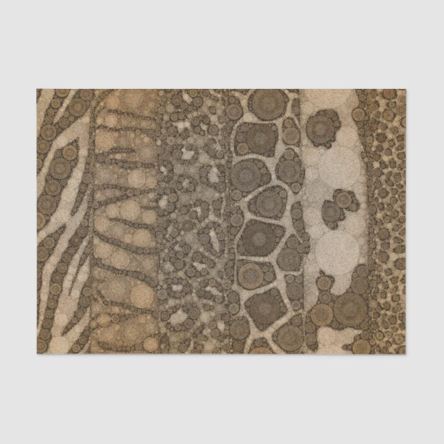 Animal Print Abstract Tissue Paper (Front)