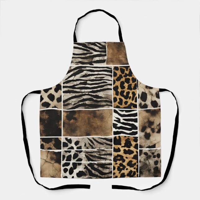 Animal Print - All-Over Print Apron (Front)