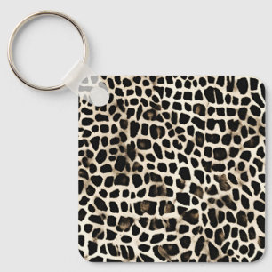 Animal Print - Aluminum Square Keychain