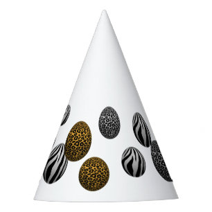 Animal Print Balls Party Hat