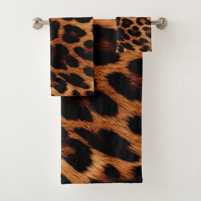 Animal Print Bath Towel Set (Insitu)